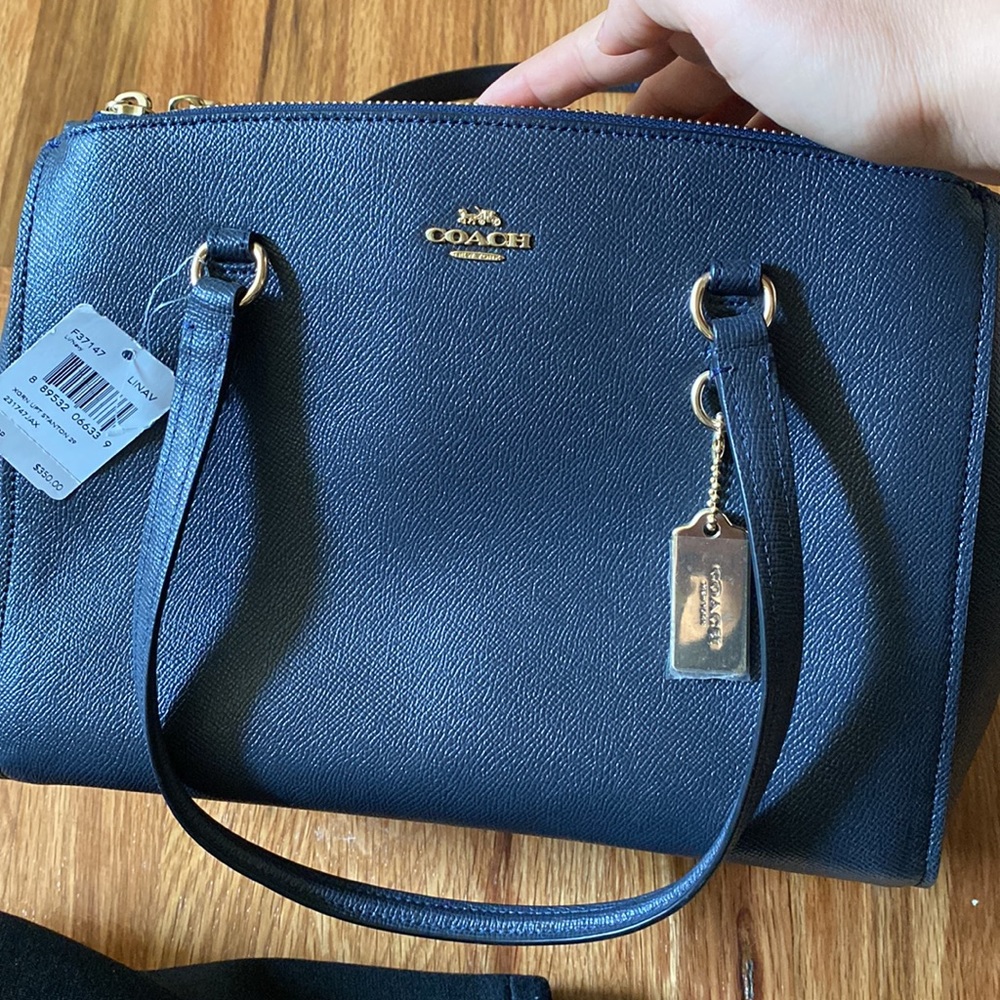 Coach STANTON CARRYALL 29 (COACH F37147) NAVY NWT New With Tags - Picture 8 of 9